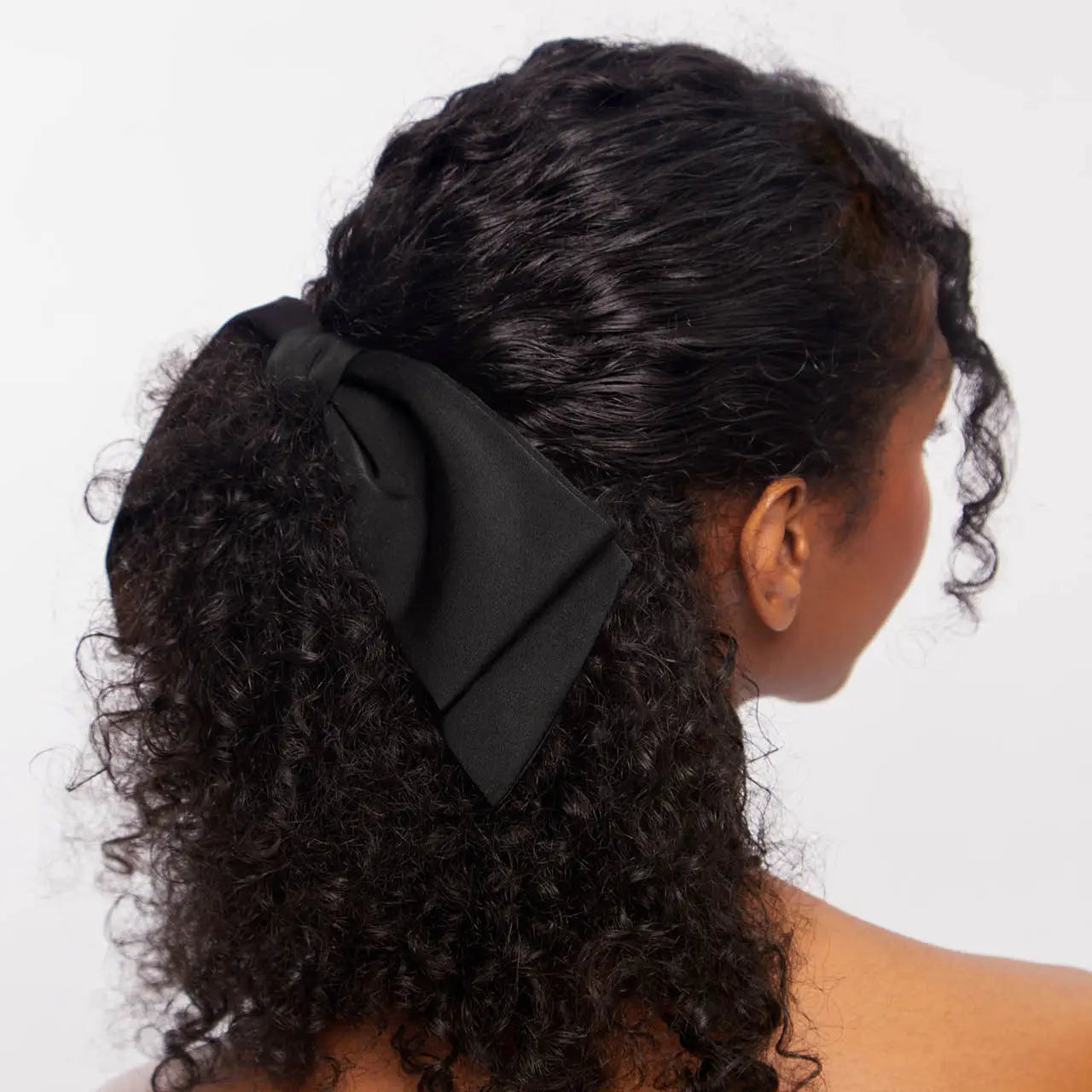 Hair Clip - Bow - Black