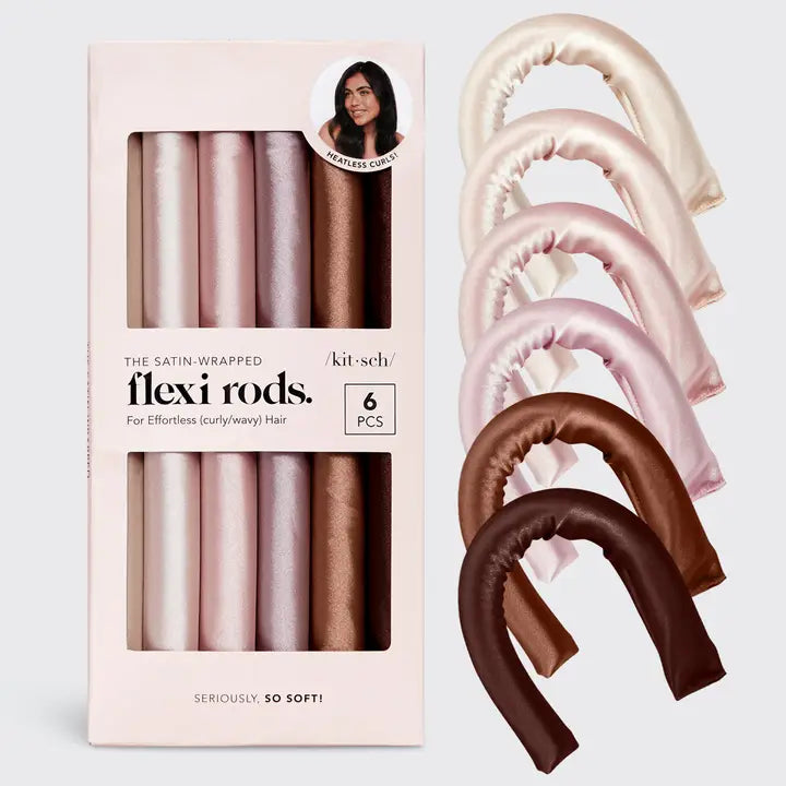 Hair Flexi Rods - Standard - Neutral Satin - S/6