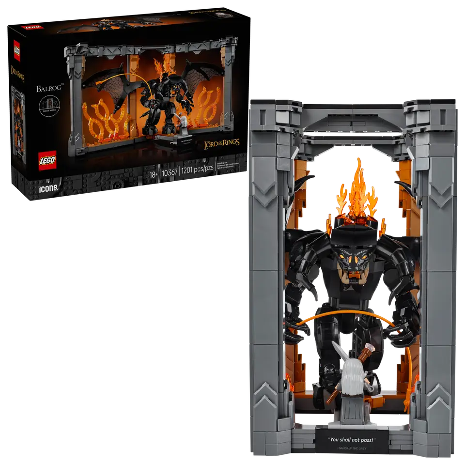 LEGO® The Lord of the Rings: Balrog™ Book Nook