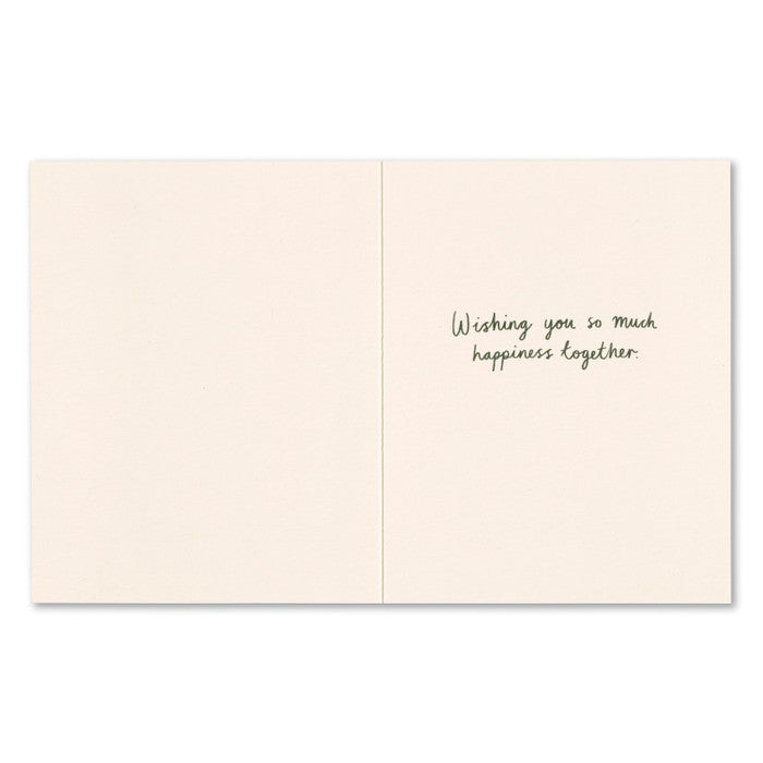 Card - Wedding - One Story. Two Hearts.