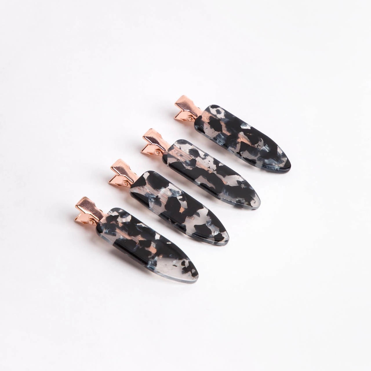 Hair Clip Set - Creaseless - Terrazzo Set of 4