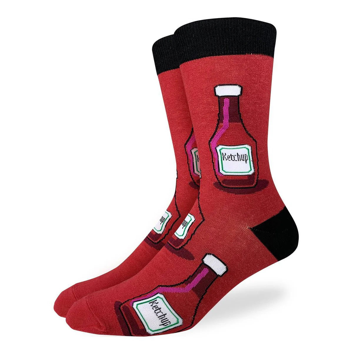 Socks - Large Crew - Ketchup