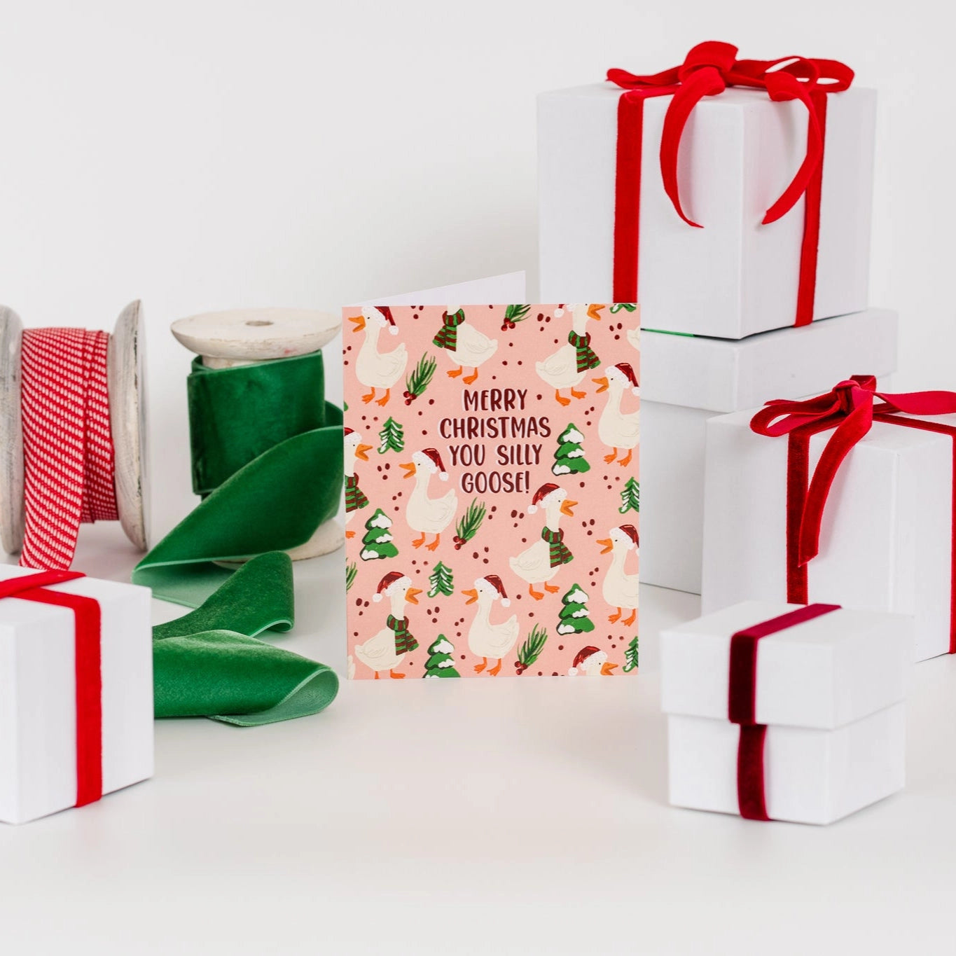 Card - Merry Christmas You Silly Goose!
