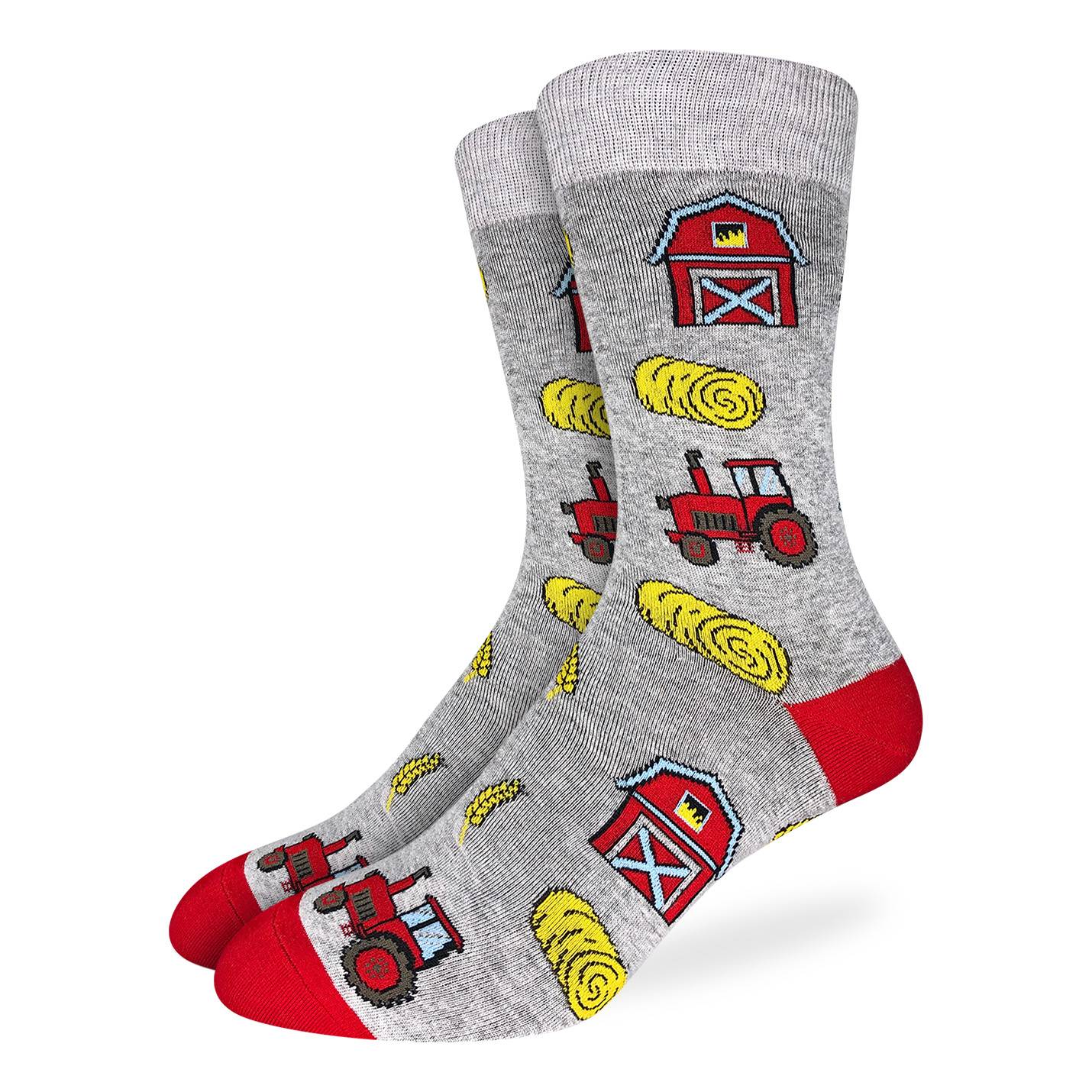 Socks - Large Crew - Farm