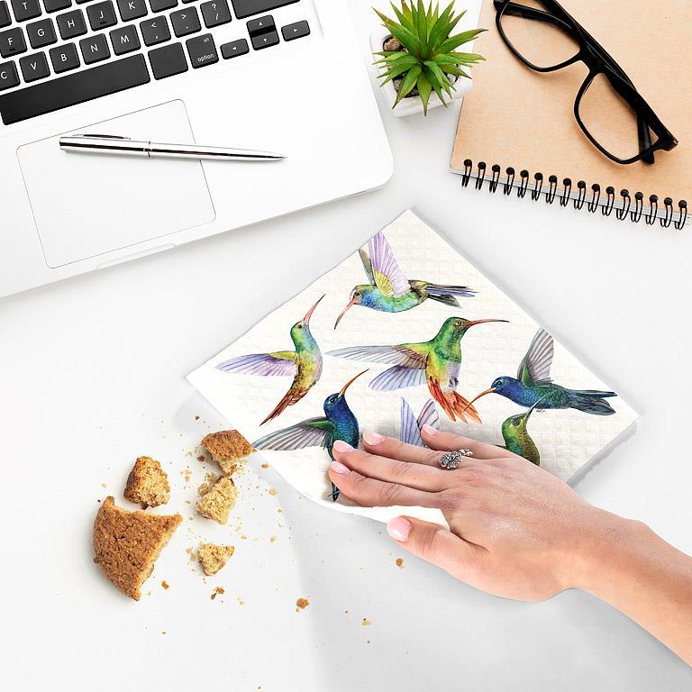 Swedish Dishcloth - Hummingbirds