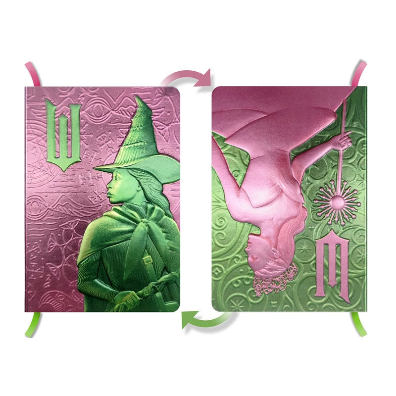 Journal - Wicked - Reversible Sculpted Elphaba & Glinda