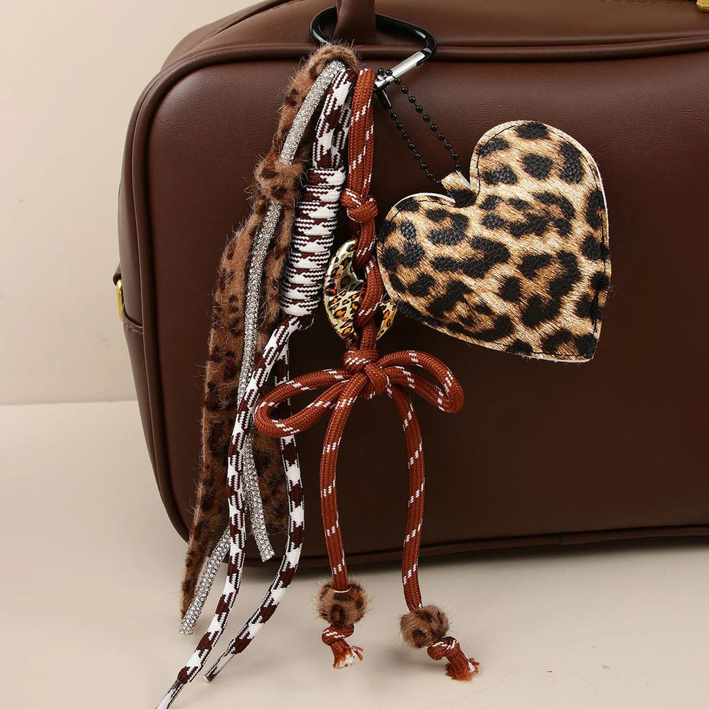 Bag Charm - Animal Heart Rope