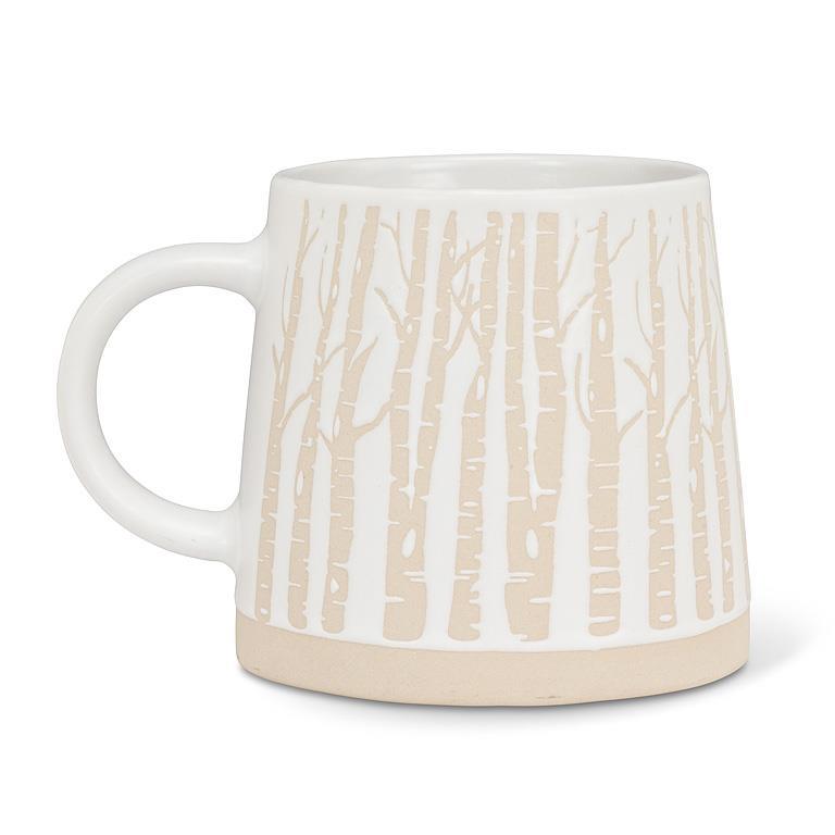 Mug - Birch Trees - White