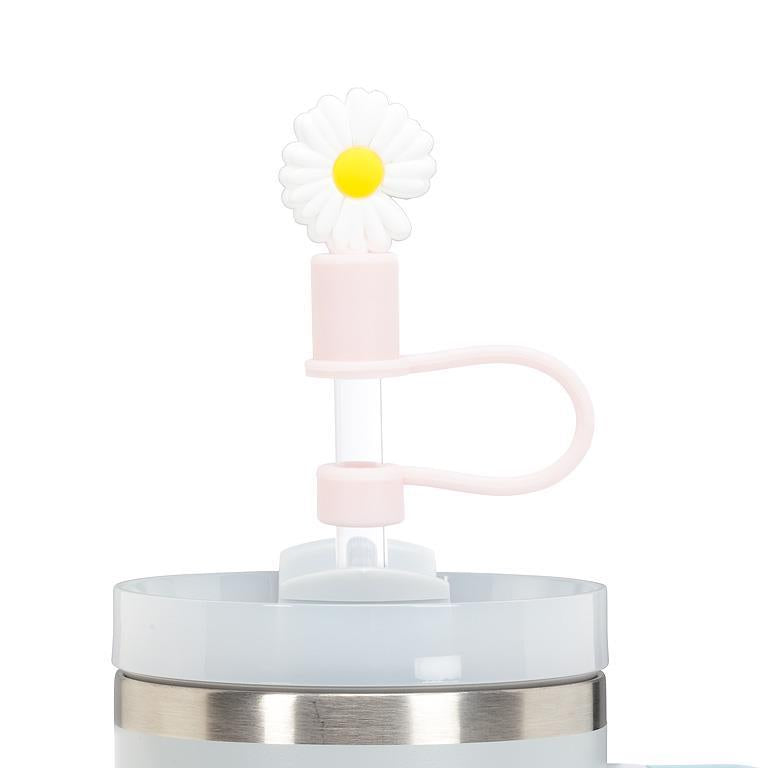 Straw + Cover Set - Daisies - Set of 3