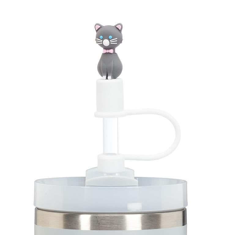 Straw + Cover Set - Cats - Set of 3