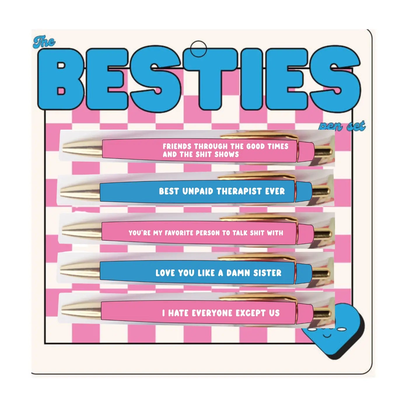 Pen Set - Besties - Set of 5