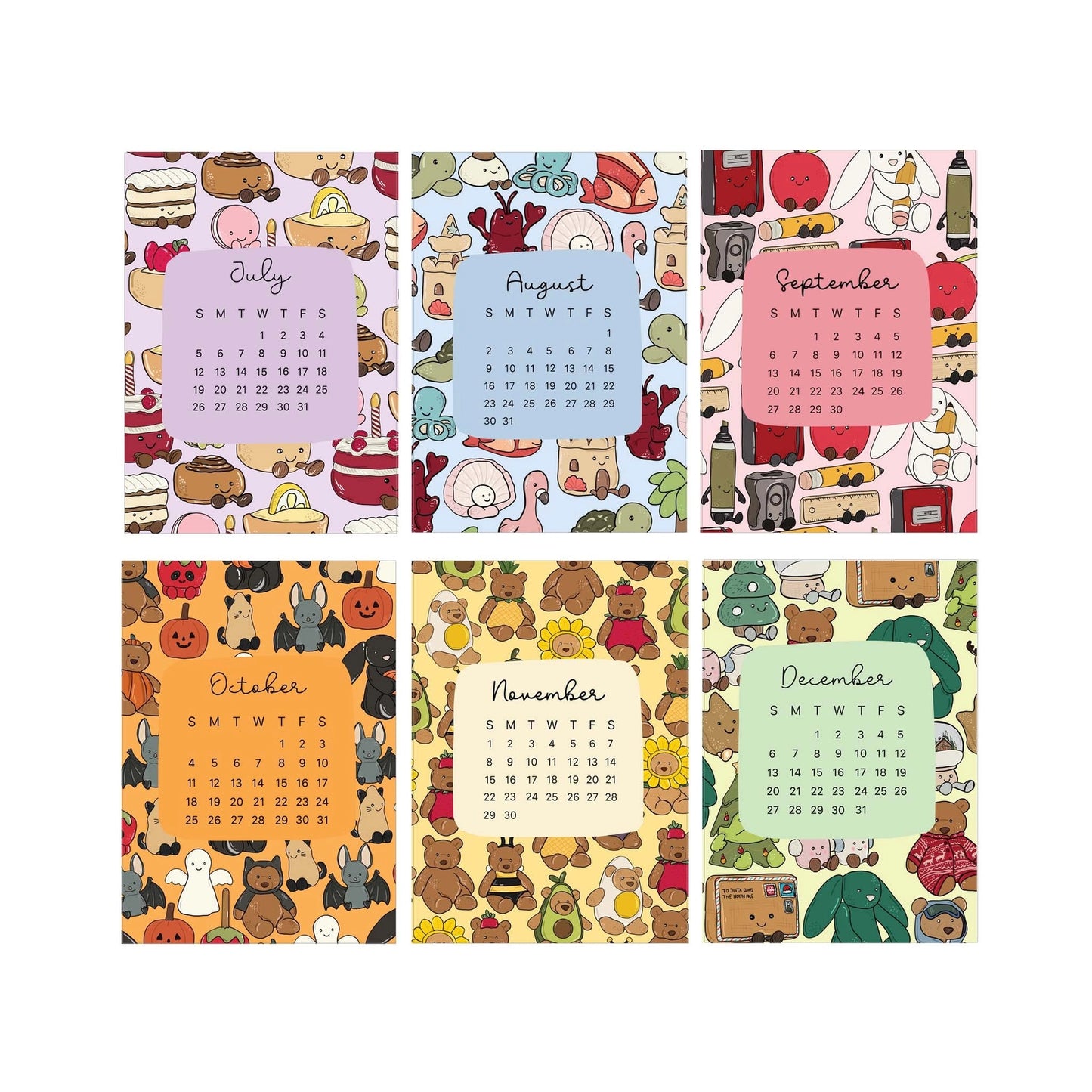 Desktop Calendar - Cute Creations - 2026