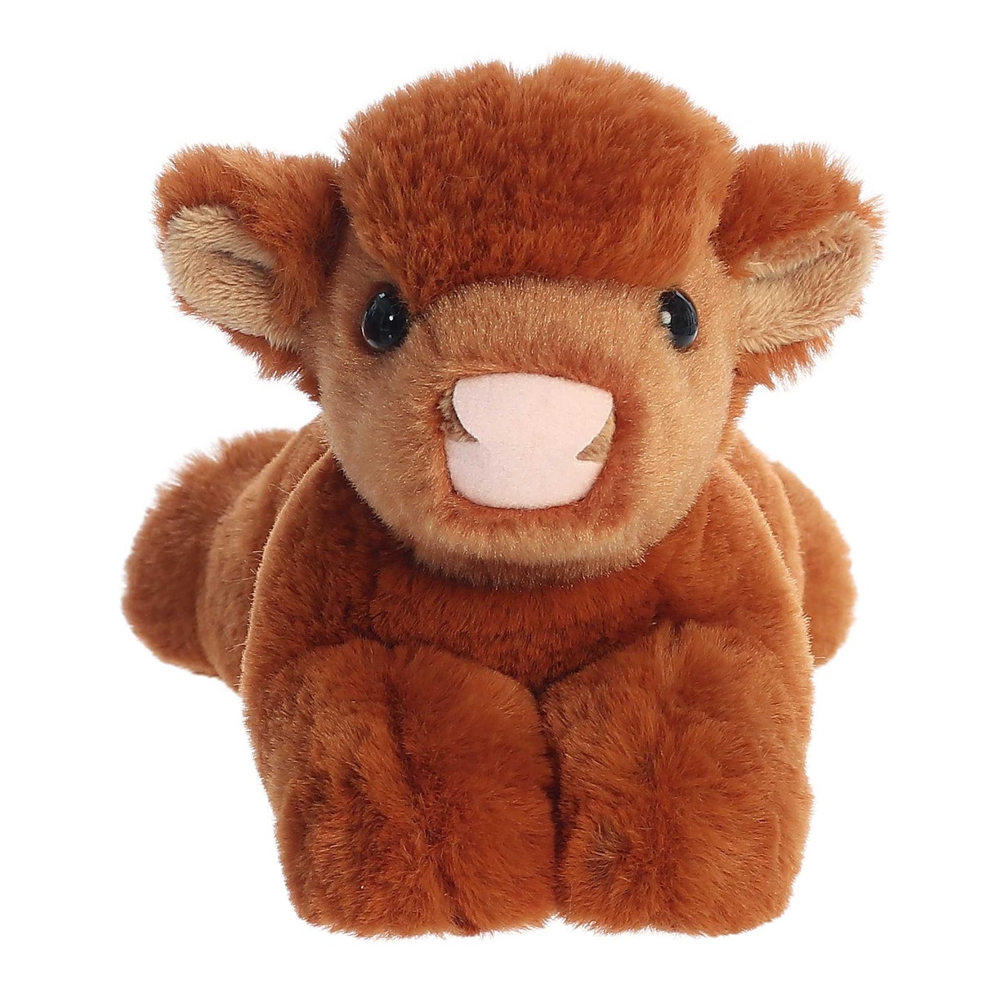 Stuffy - Mini Flopsie - Highland Cow Calf 8"