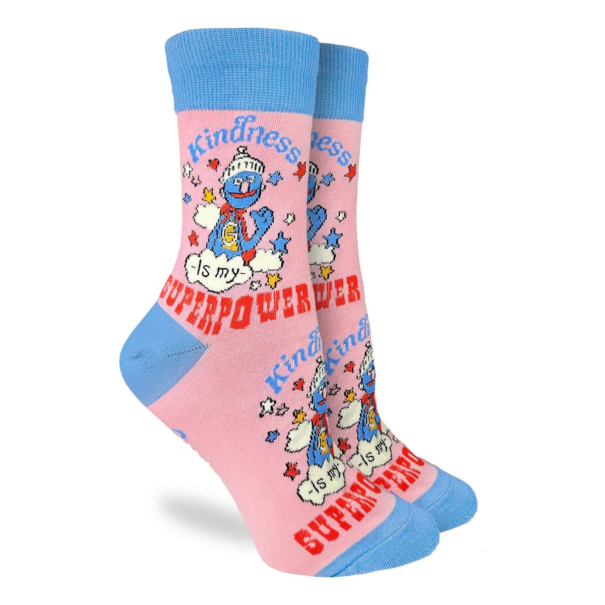Socks - Small Crew - Sesame Street - Grover Kindness Is My Superpower