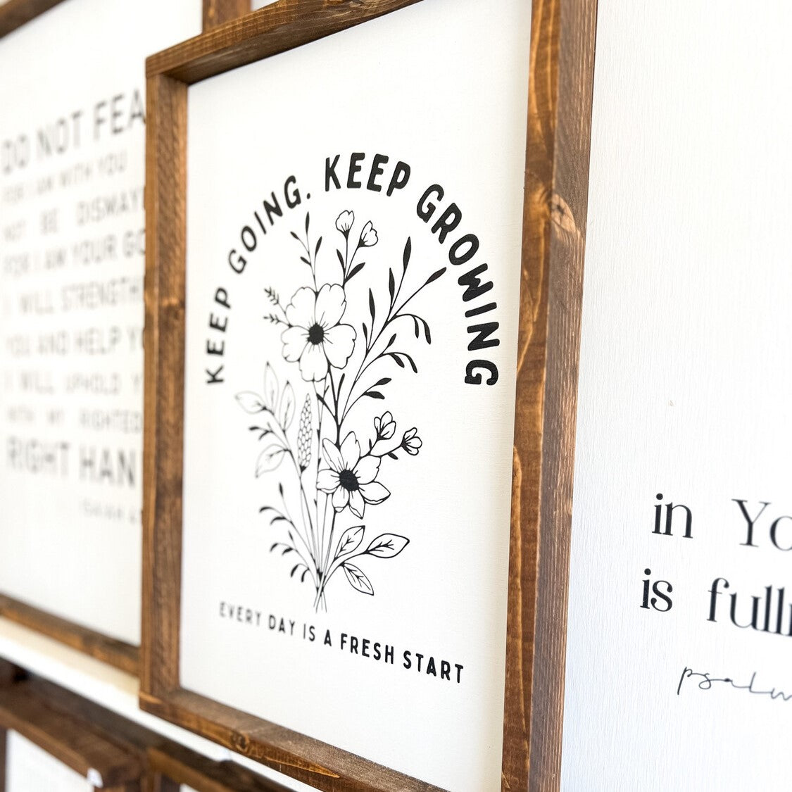 Sign - Keep Going Keep Growing