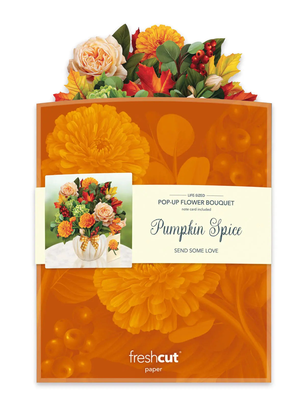 Paper Bouquet - Pumpkin Spice - 12"