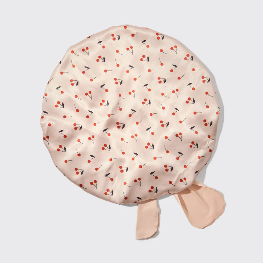 Sleep Bonnet - Satin - Cherry