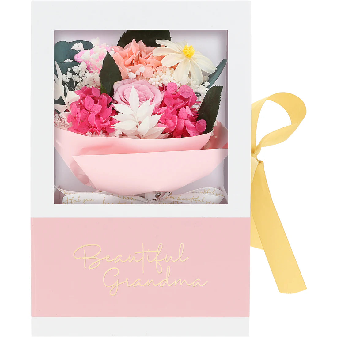 Preserved Bouquet - Grandma - Pink