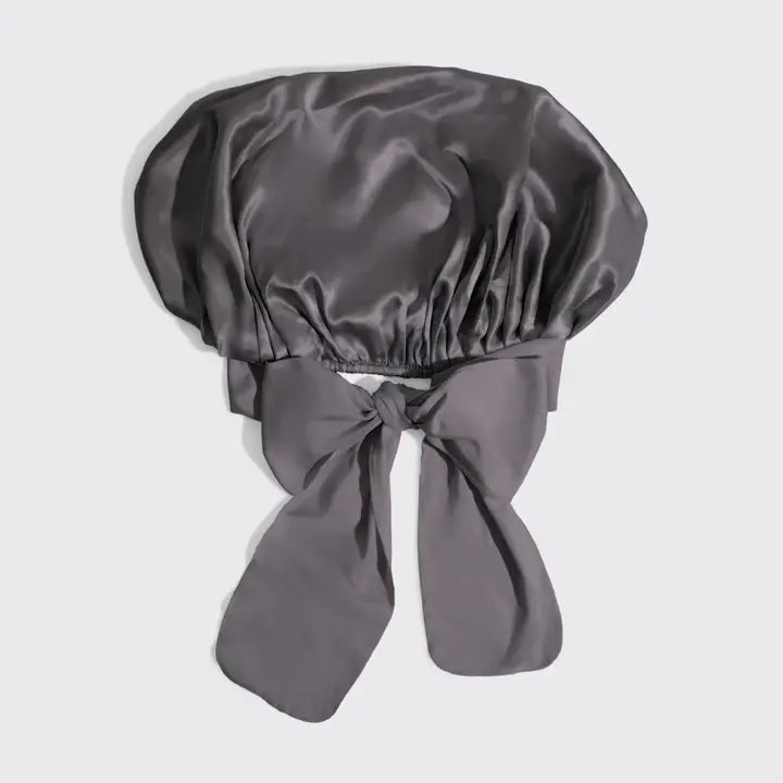Sleep Bonnet - Satin - Charcoal