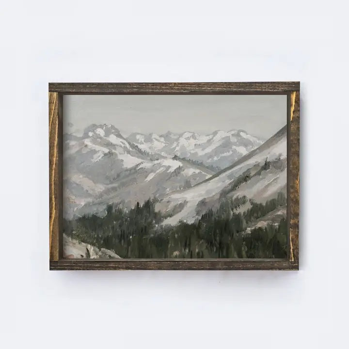 Sign - Mountain - 19 X 13"
