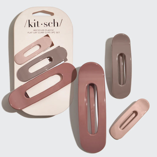 Flay Lay Claw Clip Set - Terracotta - Set of 3