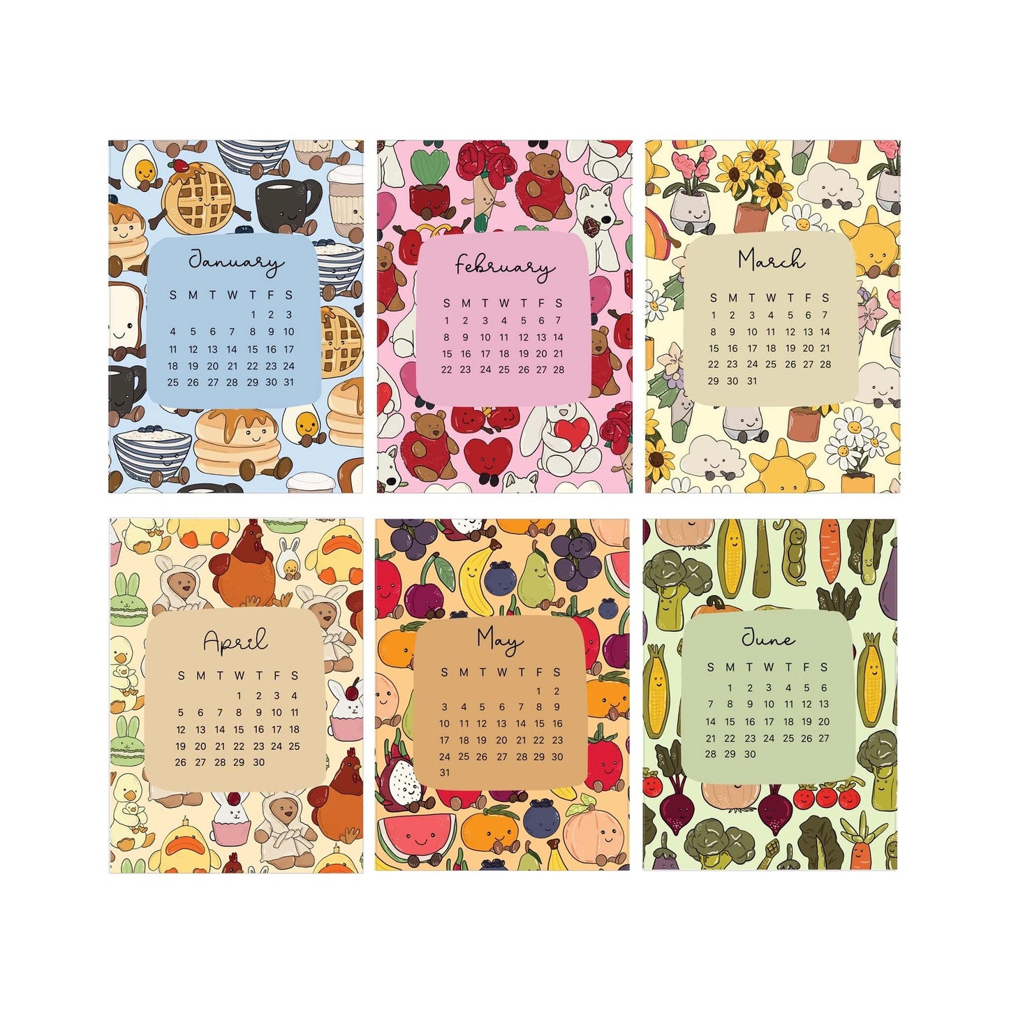 Desktop Calendar - Cute Creations - 2026