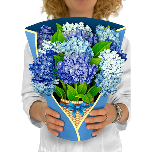 Paper Bouquet - Nantucket Hydrangeas - 12"