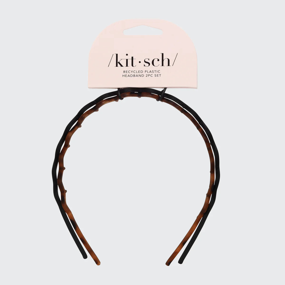 Headband Set - Zig Zag - Black & Tortoise
