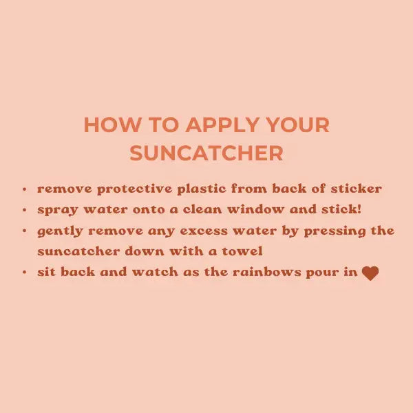 Suncatcher - Window Cling - Hummingbird (Copy)