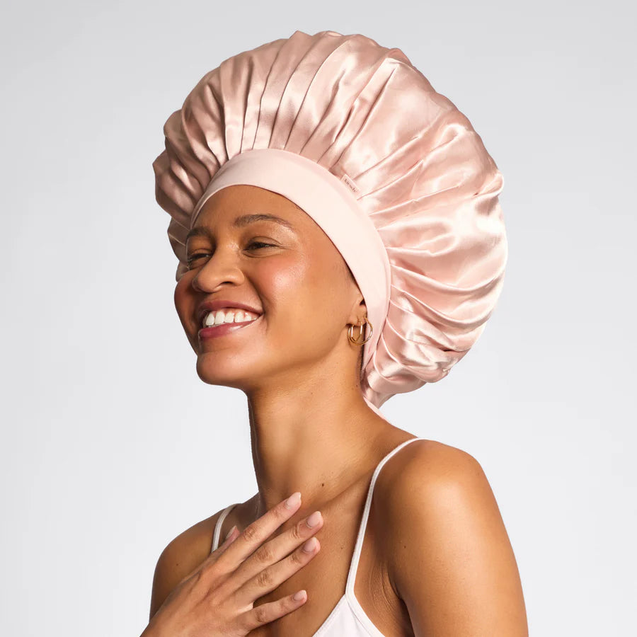 Sleep Bonnet - Satin - Blush