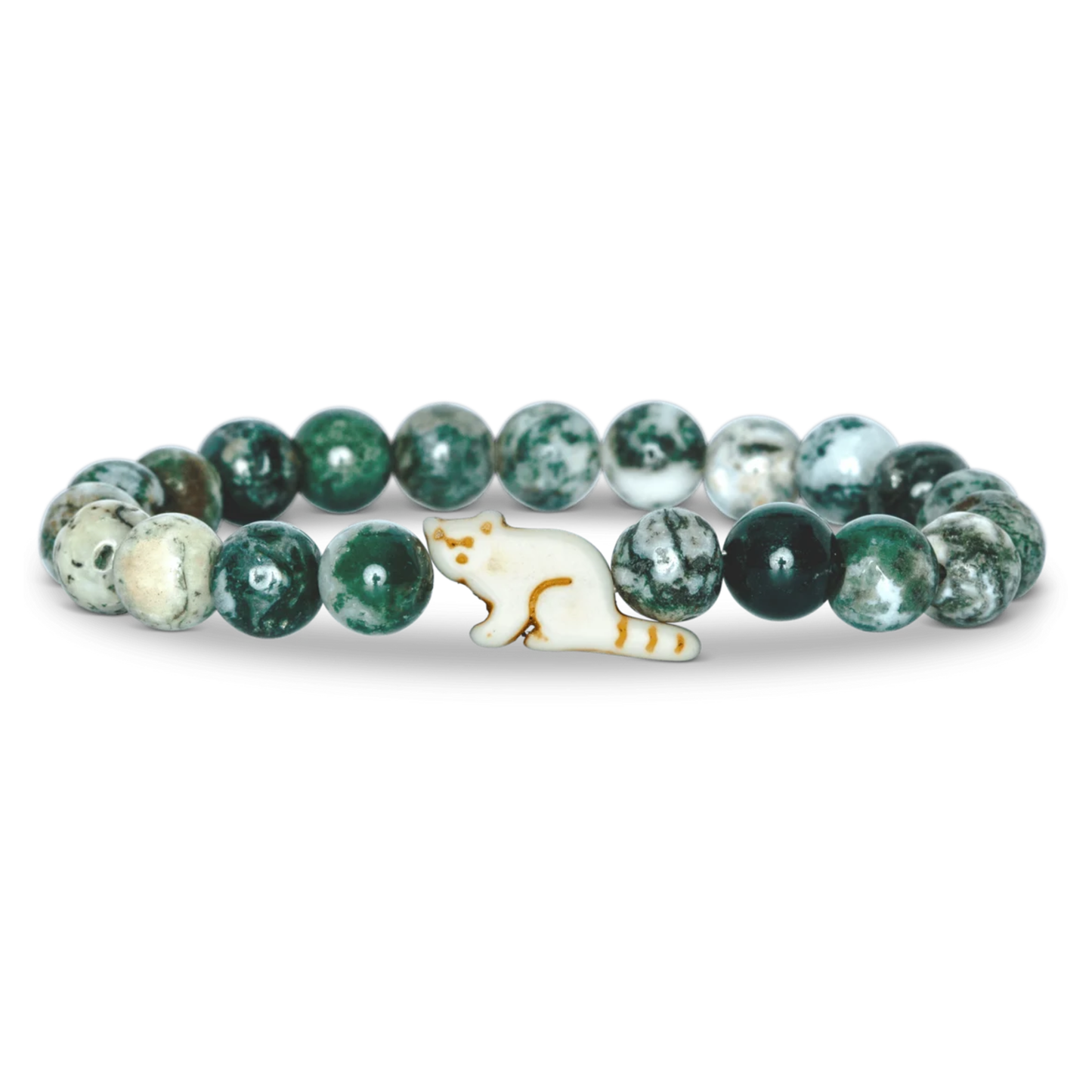 Animal Tracking Bracelet - Red Panda - Bamboo