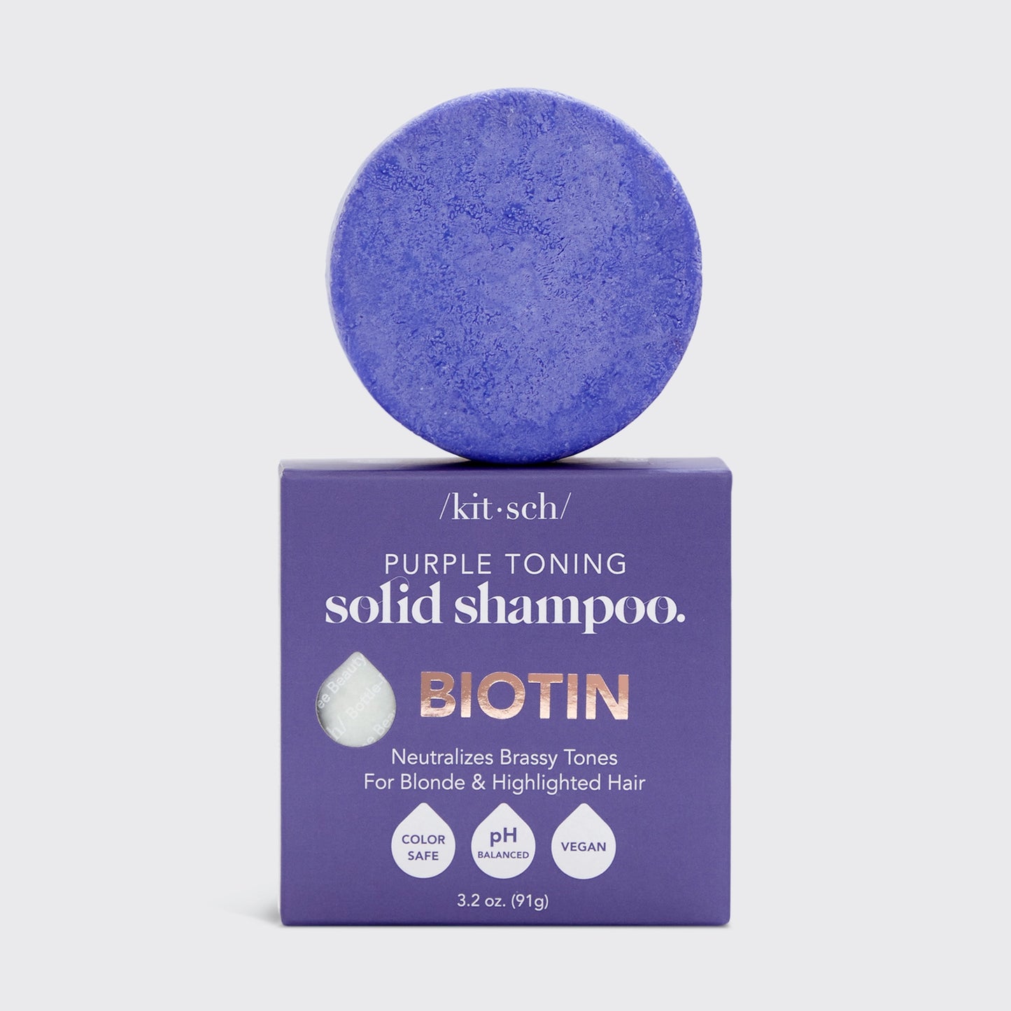 Shampoo Bar - Biotin - Purple Toning