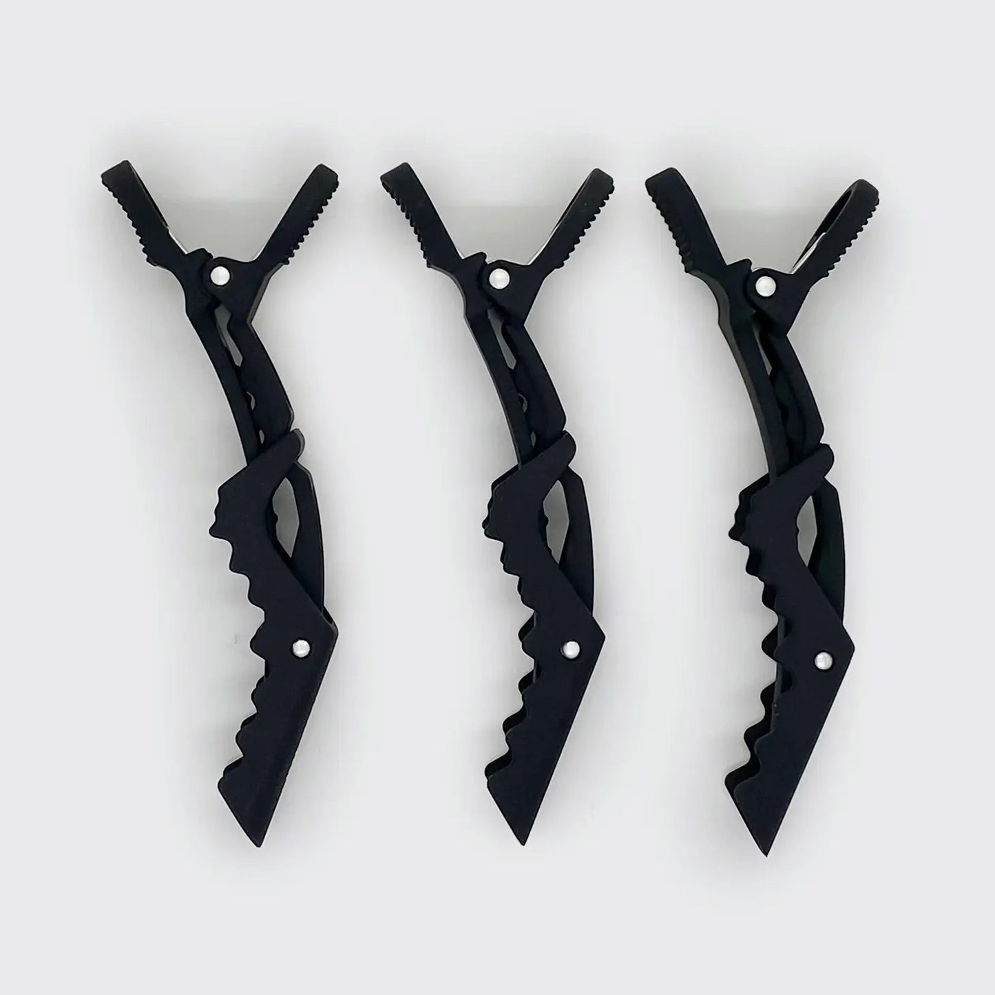 Styling Clip Set - Black - Set of 3