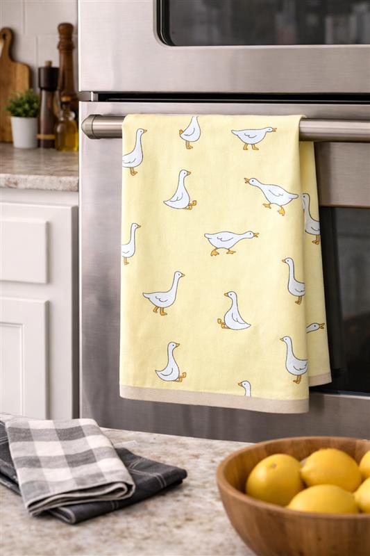 Tea Towel - Silly Goose - Yellow