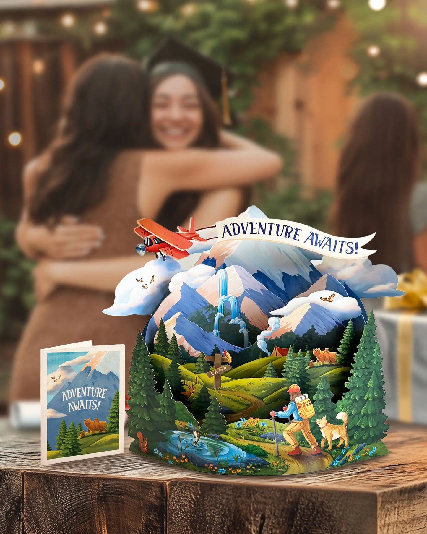Pop Up Card - Adventure Awaits