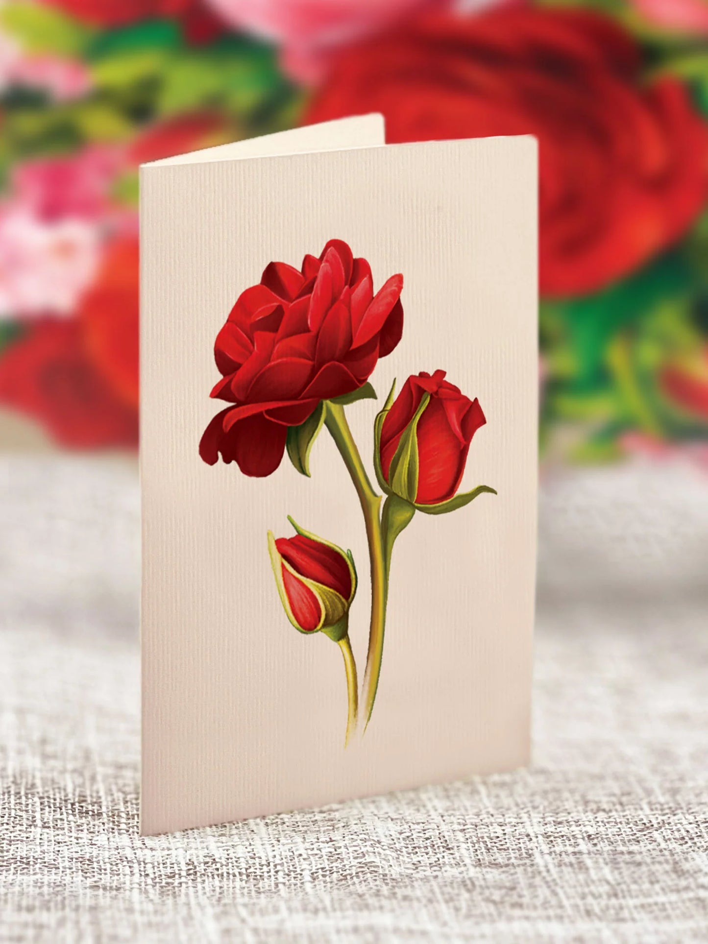 Mini Paper Bouquet - Blooming Roses - 6"