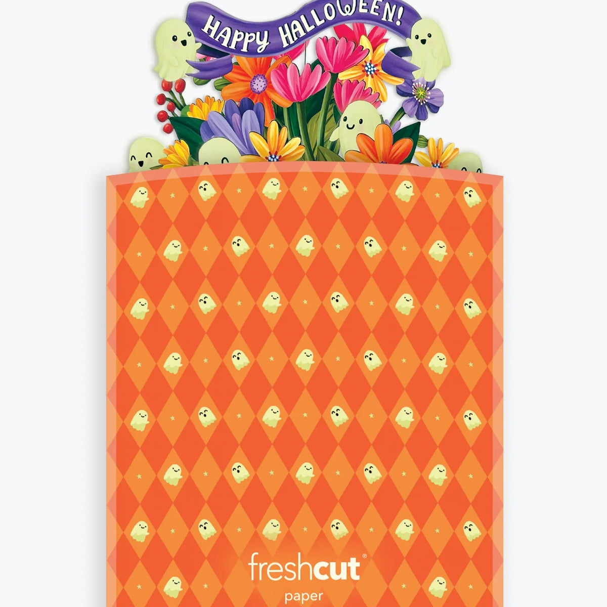 Mini Paper Bouquet - Pumpkin Booquet - 6"