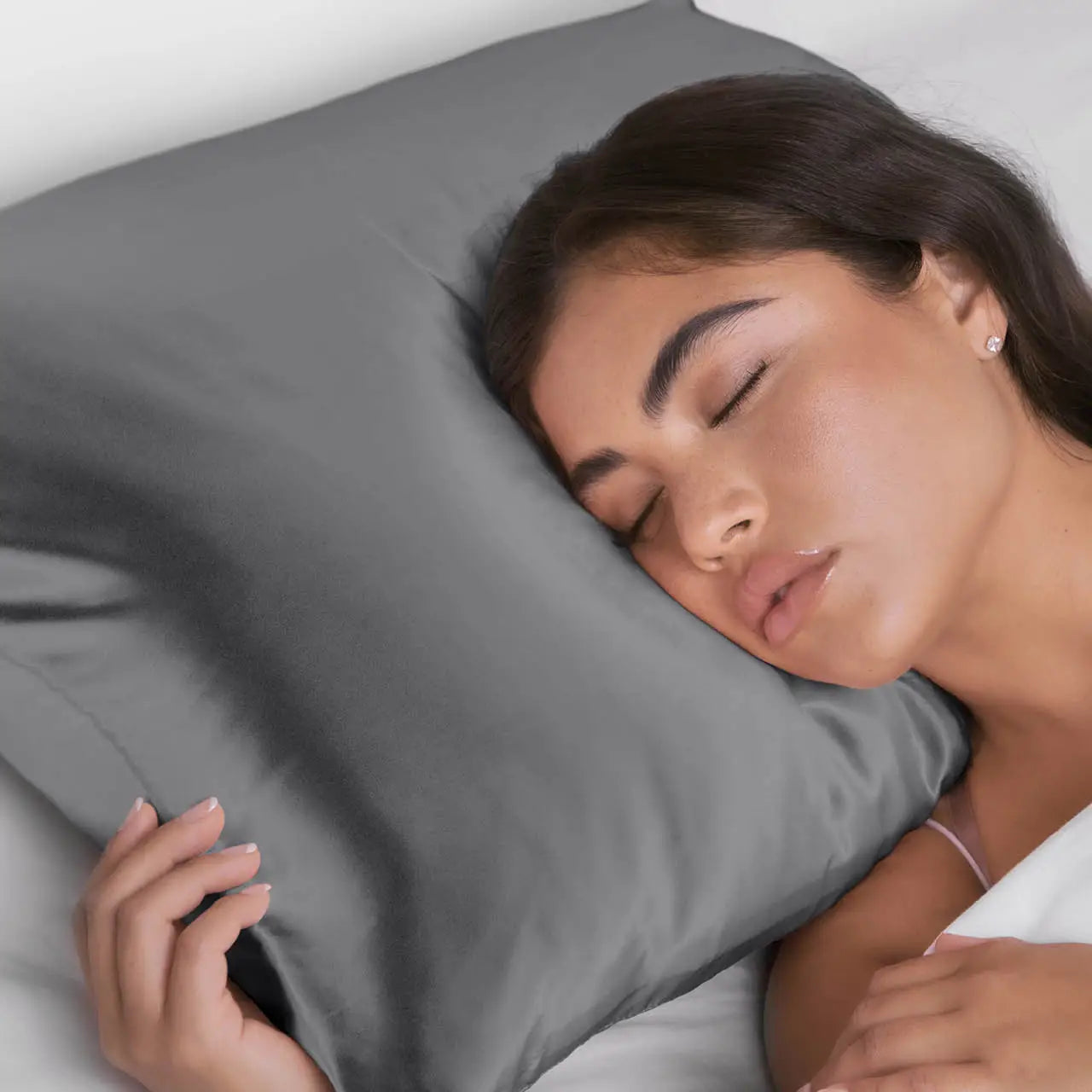 Pillowcase - Satin - Charcoal