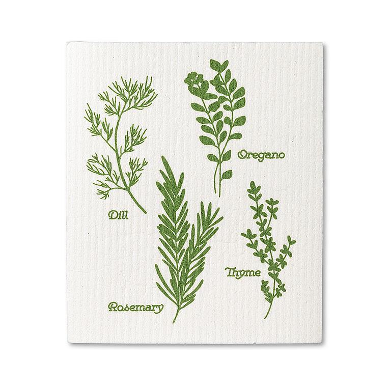 Swedish Dishcloth Set - Herbs - Set of 2