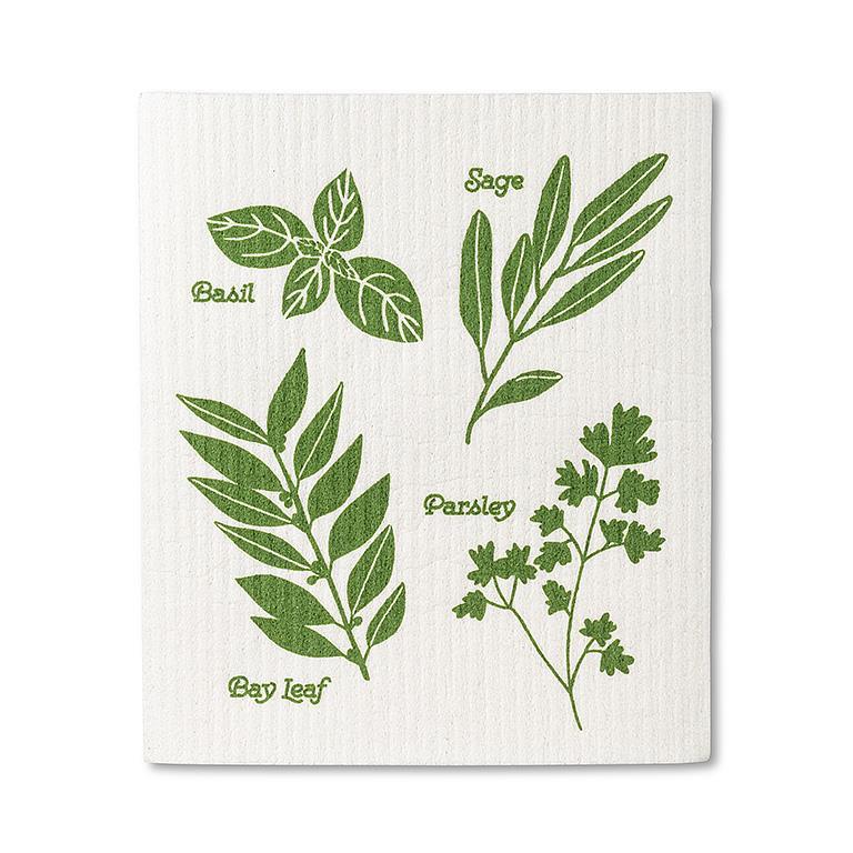 Swedish Dishcloth Set - Herbs - Set of 2