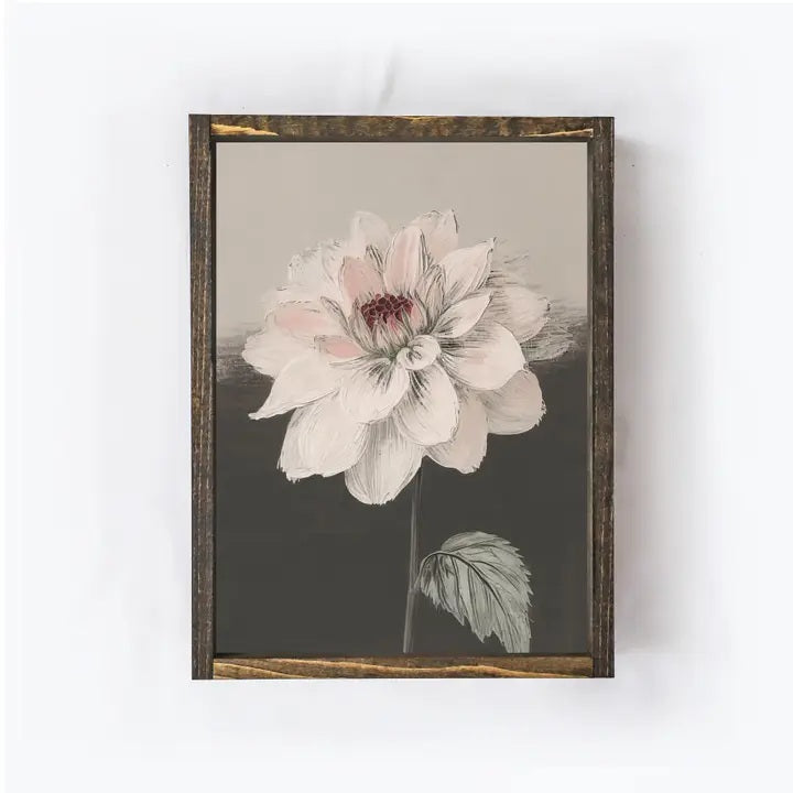Sign - Dahlia - 8.5 X 7"
