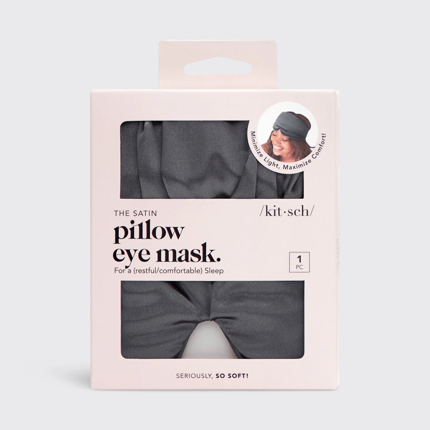 Eye Pillow Mask - Charcoal