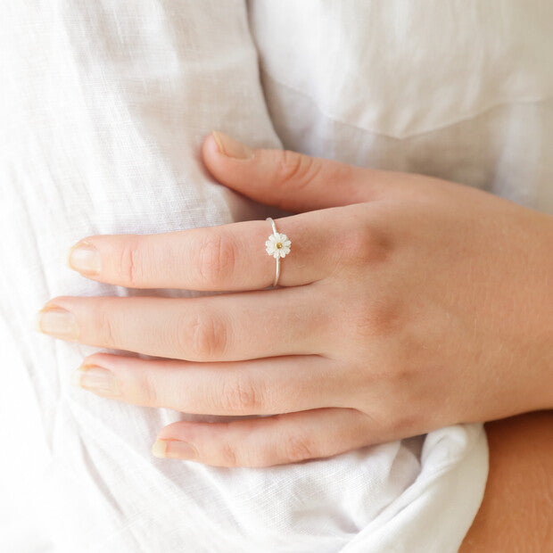 Ring - Daisy - Silver M/L
