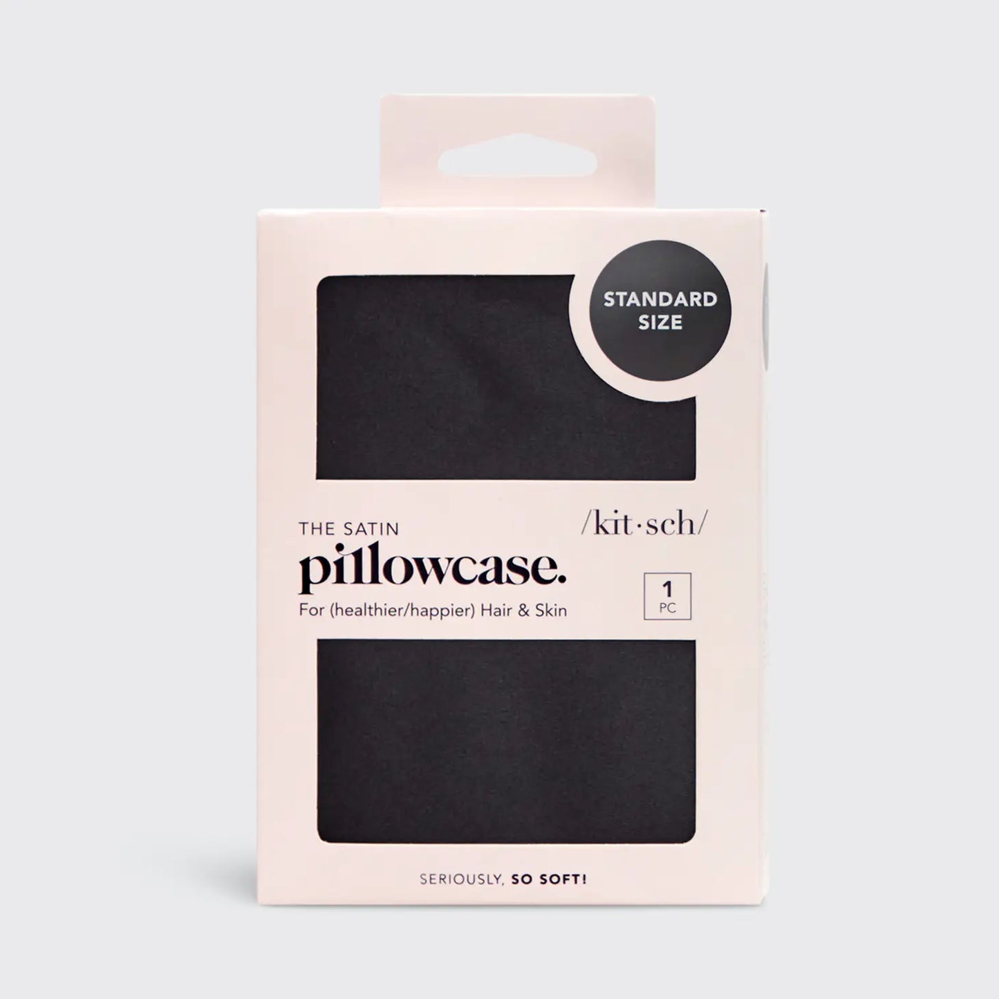 Pillowcase - Satin - Black