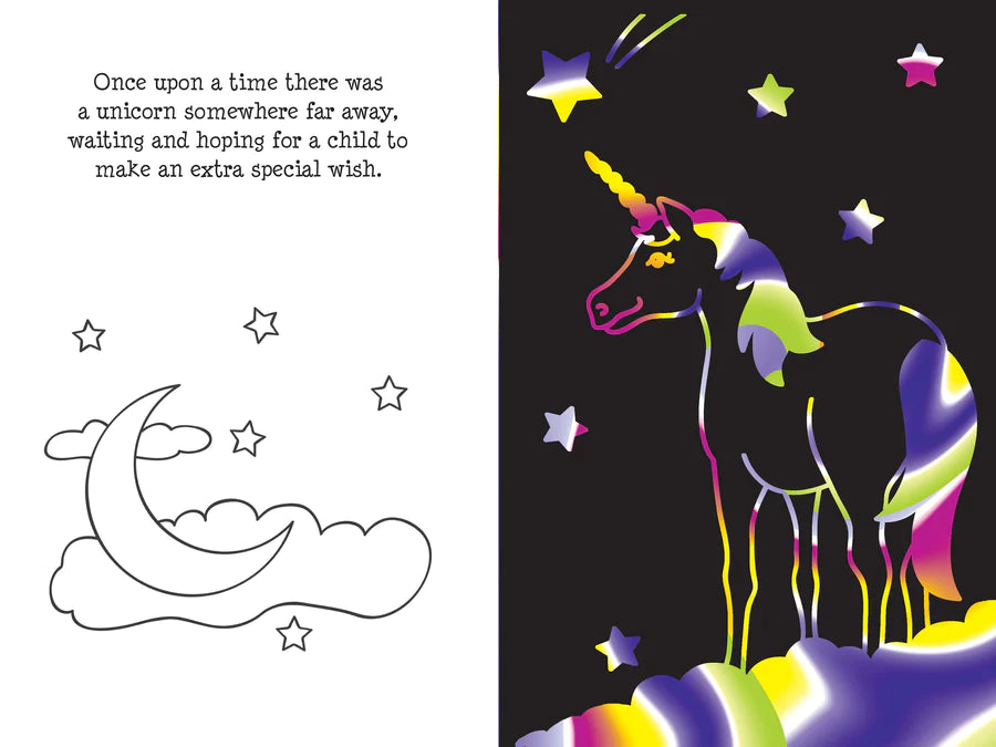 Book - Scratch & Sketch - Unicorn Adventure
