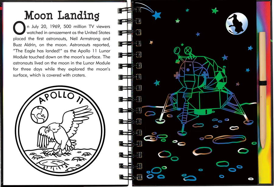 Book - Scratch & Sketch - Solar System