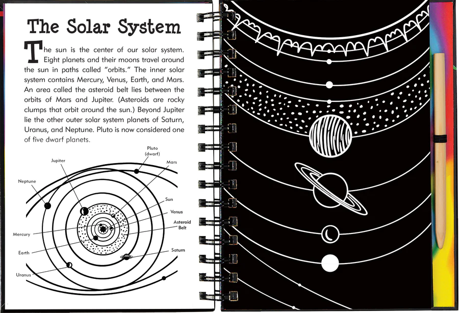 Book - Scratch & Sketch - Solar System