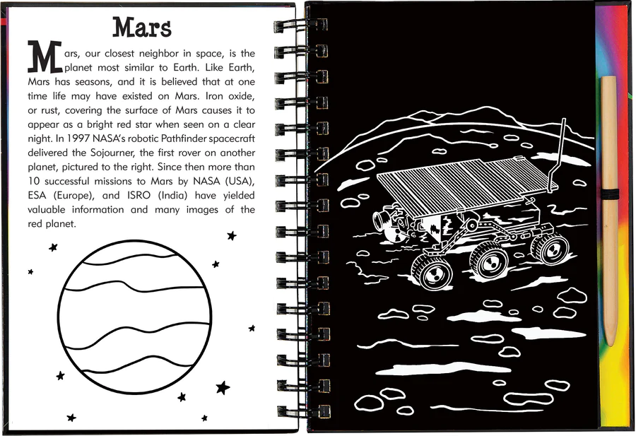Book - Scratch & Sketch - Solar System