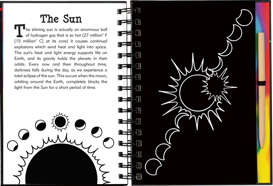 Book - Scratch & Sketch - Solar System