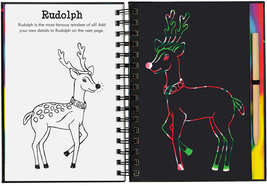 Book - Scratch & Sketch - Merry Christmas